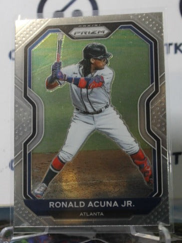 2021 PANINI PRIZM BASEBALL RONALD ACUNA JR.  # 7 ATLANTA BRAVES