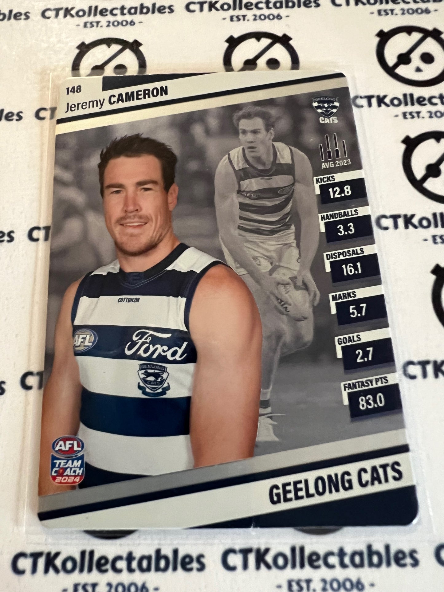 2024 AFL Teamcoach 148 Jeremy Cameron Geelong