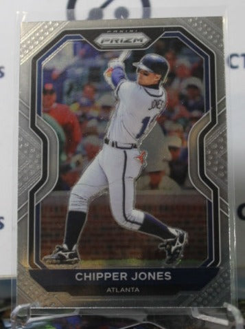 2021 PANINI PRIZM BASEBALL CHIPPER JONES  # 218 ATLANTA BRAVES