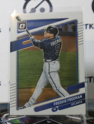 2021 DONRUSS OPTIC BASEBALL FREDDIE FREEMAN # 123  ATLANTA BRAVES