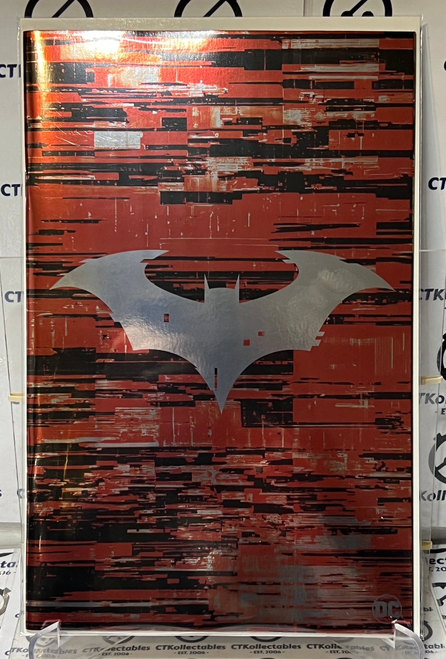 BATMAN  # 139  BAT SYMBOL GLITCH FOIL H VARIANT DC COMIC BOOK  2023