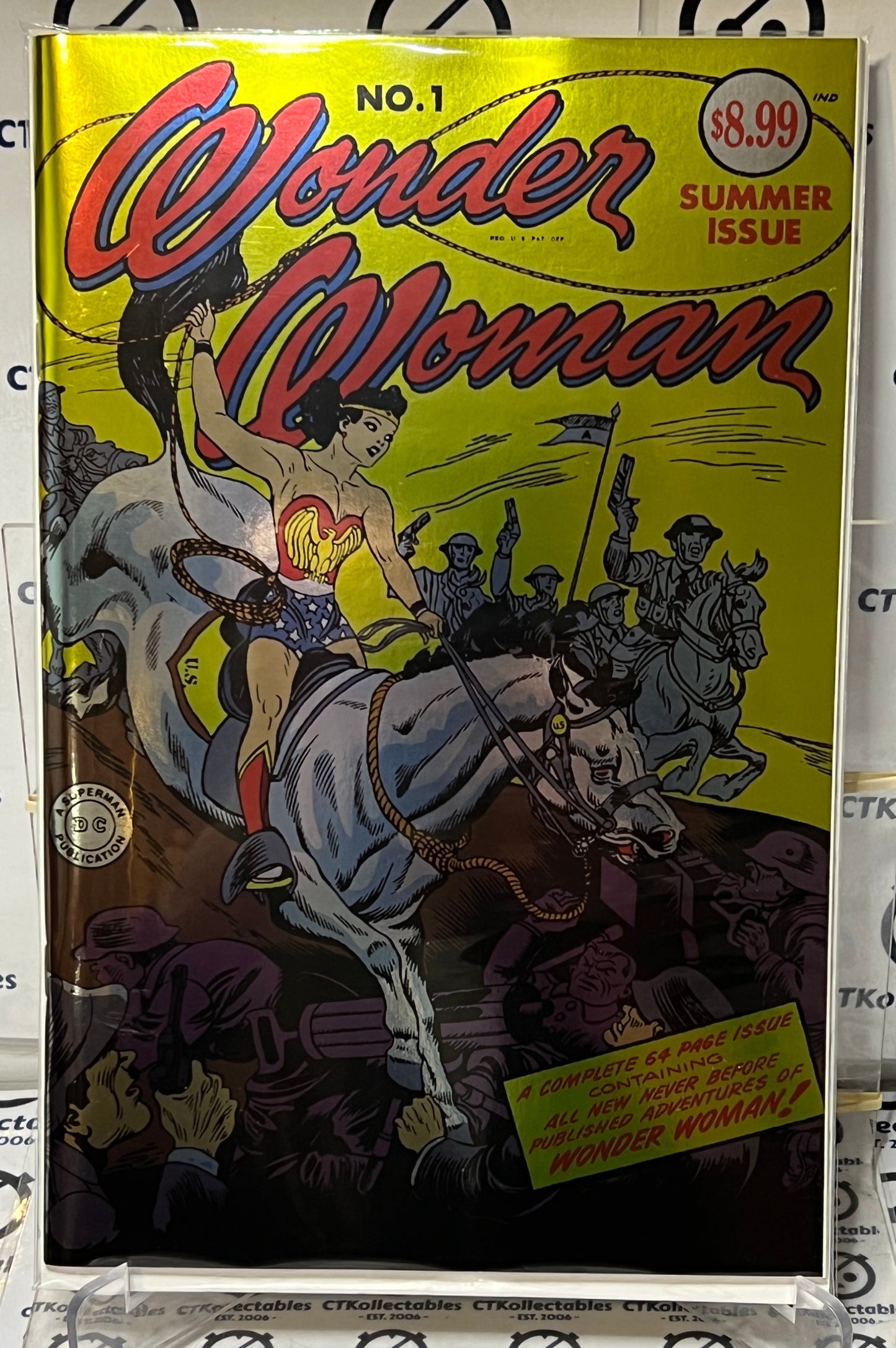 WONDER WOMAN (1942) #1 FACSIMILE EDITION (2023) FACSIMILE FOIL EDITION COMIC BOOK