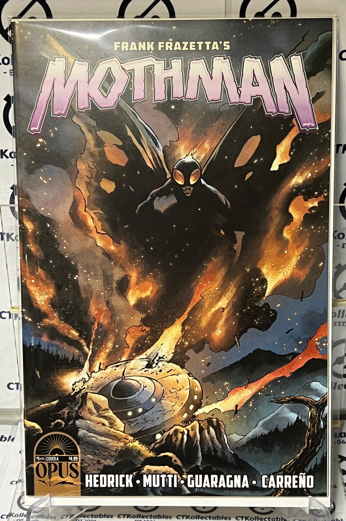 MOTHMAN # 1 VARIANT SFRANK FRAZETTA OPUS COMIC BOOK  2023