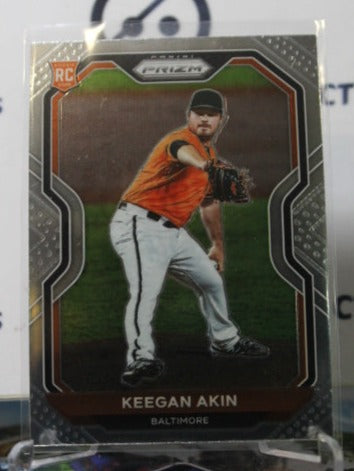 2021 PANINI  PRIZM BASEBALL KEEGAN AKIN # 14 ROOKIE BALTIMORE ORIOLES