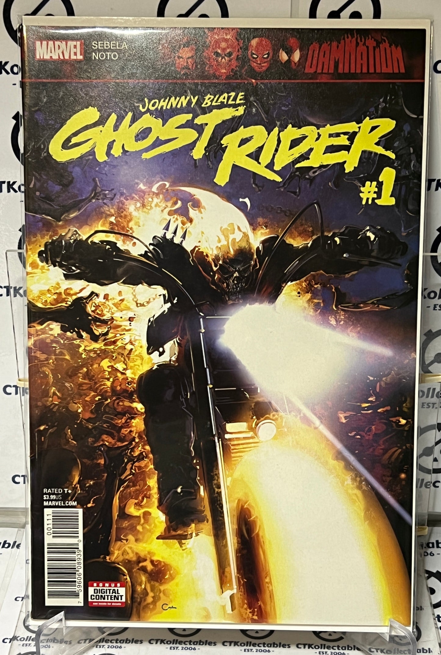 GHOST RIDER # 1   JOHNNY BLAZE COMIC BOOK NM  MARVEL 2018