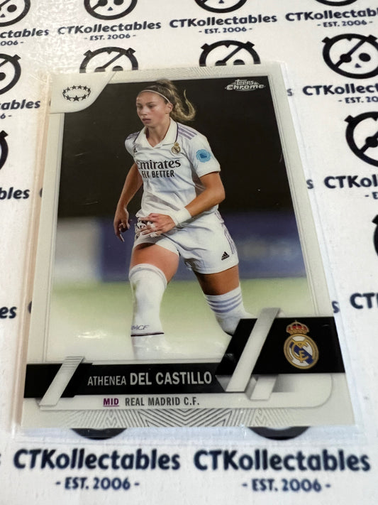 2022-23 Topps Chrome UEFA Women’s Soccer Base #22 Athenea Del Castillo Real Madrid