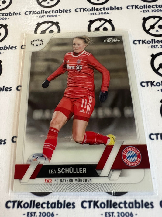2022-23 Topps Chrome UEFA Women’s Soccer Base #44 Lea Schuller