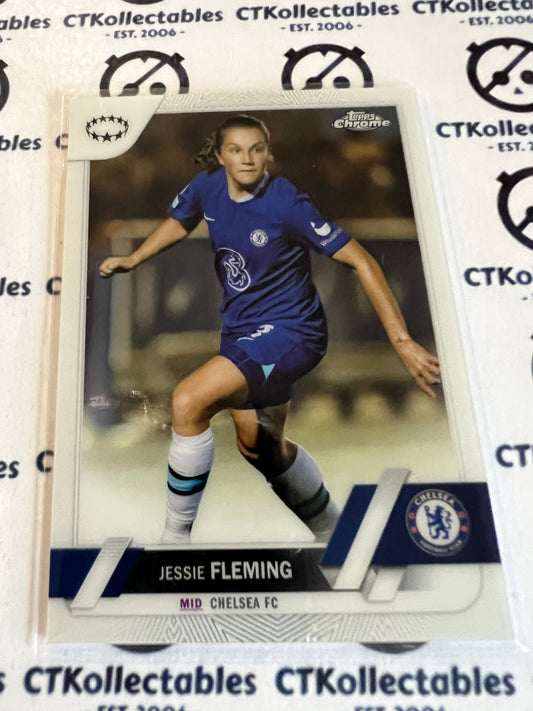 2022-23 Topps Chrome UEFA Women’s Soccer Base #86 Jessie Fleming Chelsea FC