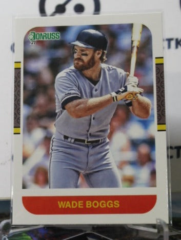 2021 PANINI DONRUSS WADE BOGGS # 238  RETRO  BOSTON RED SOX BASEBALL