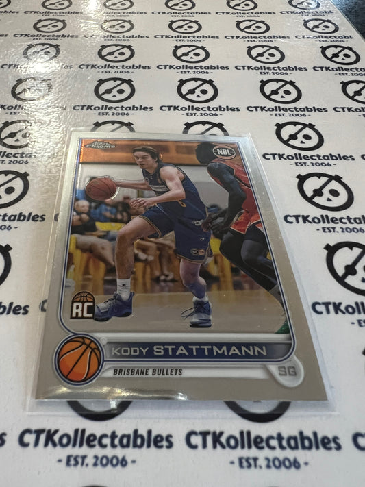 2022-23 Topps NBL Chrome #20 Kody Stattmann RC Brisbane Bullets