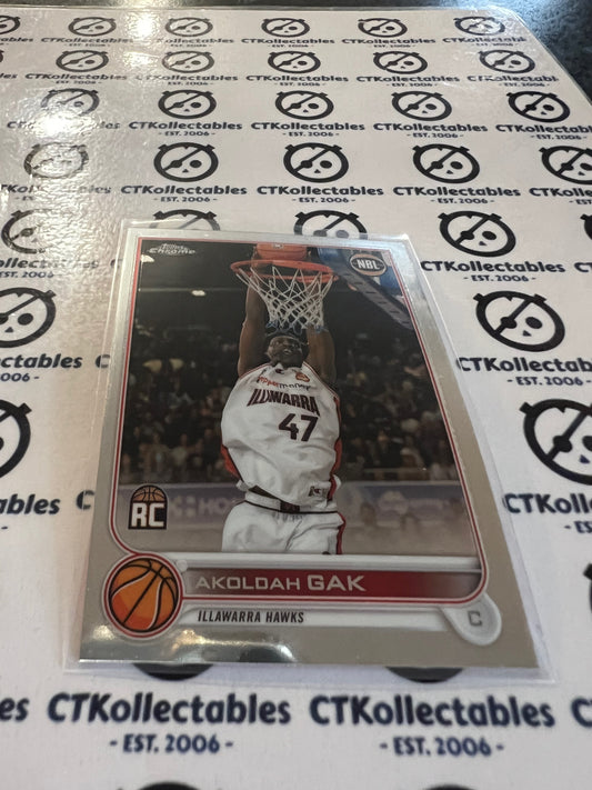 2022-23 Topps NBL Chrome #33 Akoldah Gak RC Illawarra Hawks