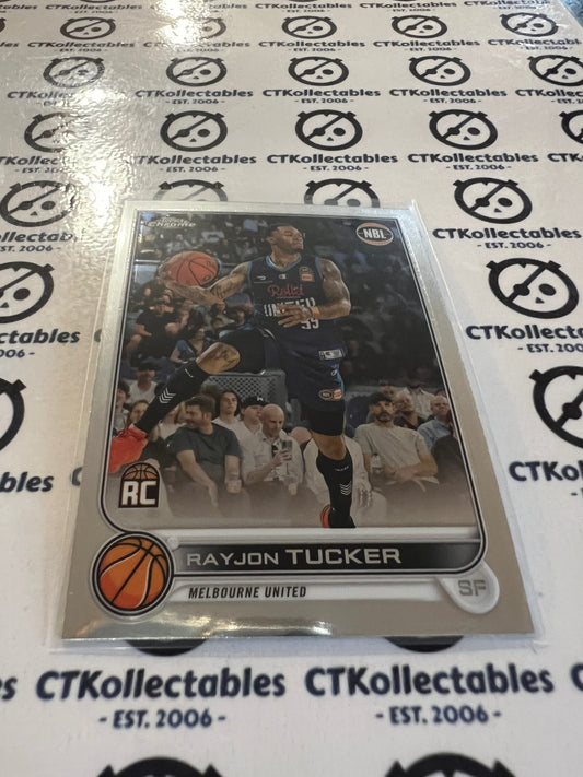 2022-23 Topps NBL Chrome #48 Rayjon Tucker RC Melbourne United