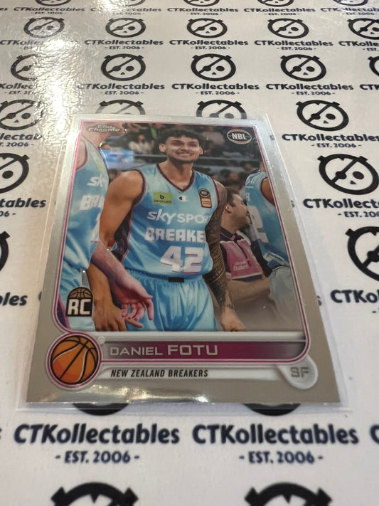 2022-23 Topps NBL Chrome #54 Daniel Fotu RC New Zealand Breakers