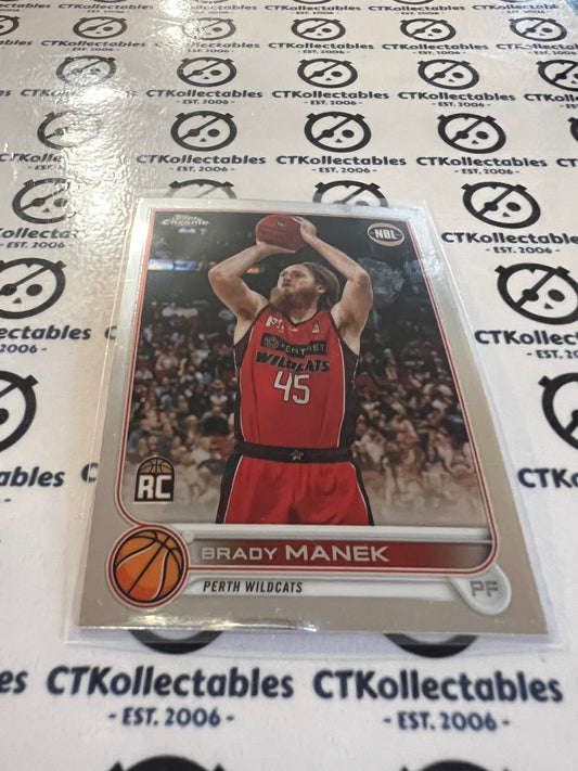 2022-23 Topps NBL Chrome #63 Brady Manek RC Perth Wildcats