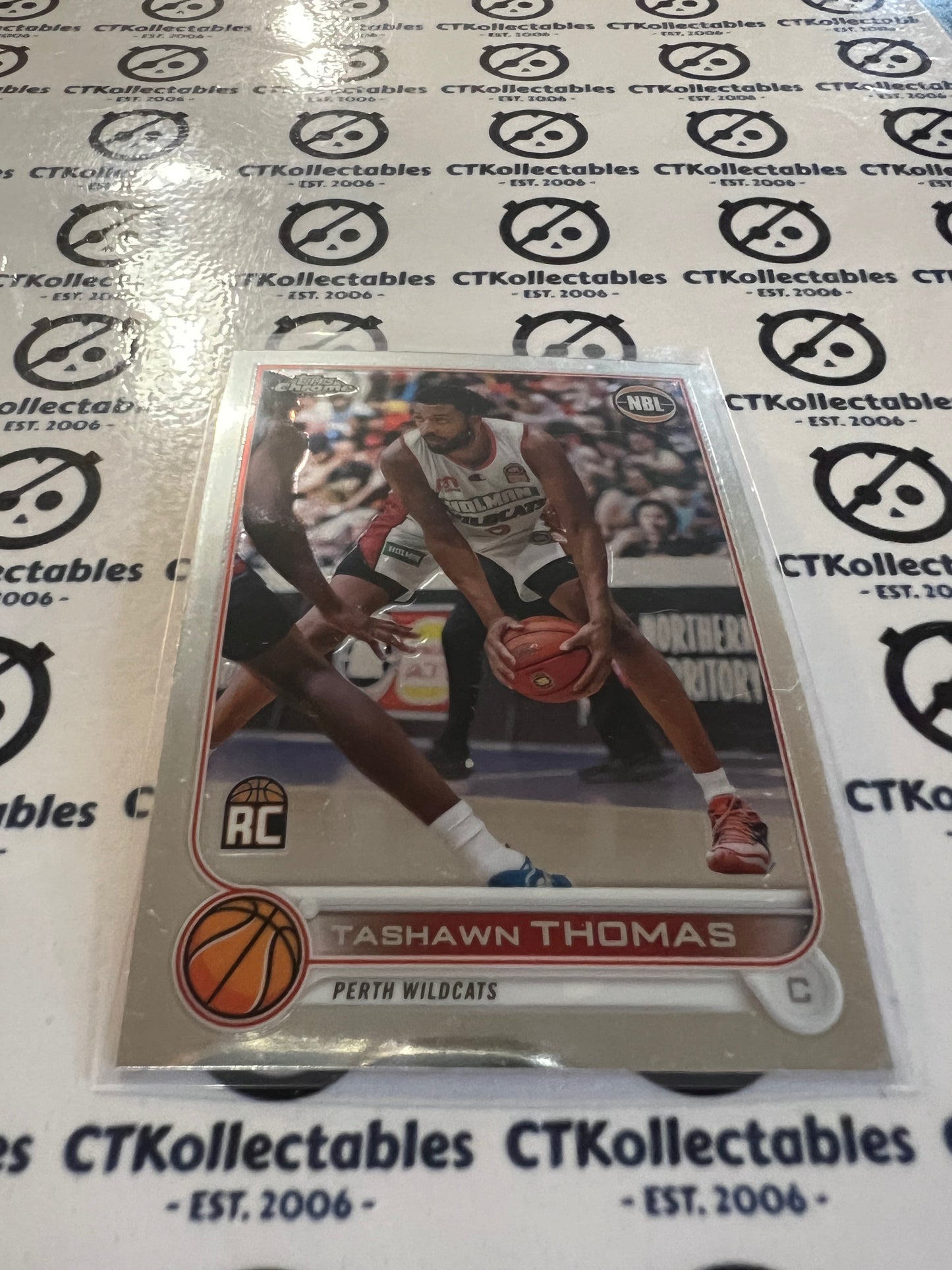 2022-23 Topps NBL Chrome #66 Tashawn  Thomas RC Perth Wildcats