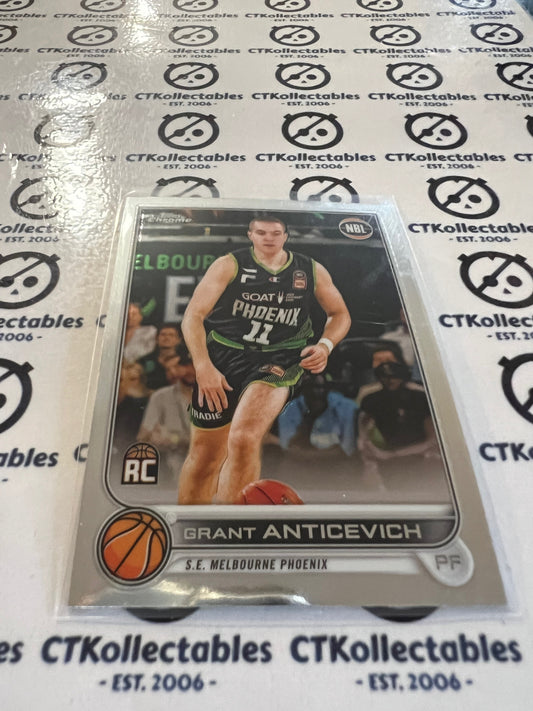 2022-23 Topps NBL Chrome #71 Grant Anticevich RC S.E.Melbourne Phoenix