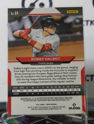 2021 PANINI PRIZM BOBBY DALBEC # 64  ROOKIE BOSTON RED SOX BASEBALL