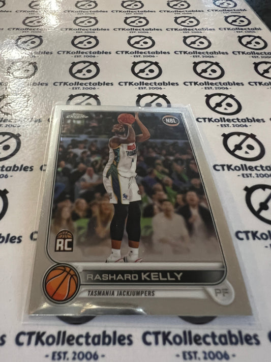 2022-23 Topps NBL Chrome #91 Rashard Kelly RC Tasmanian Jackjumpers