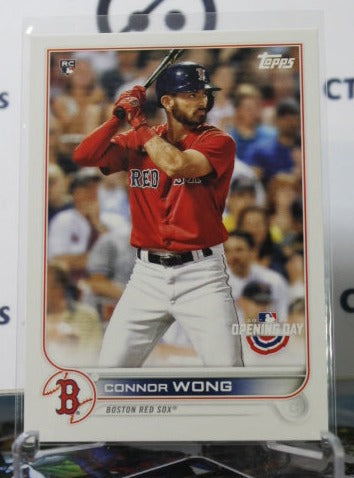 2022 TOPPS OPENING DAY CONNOR WONG # 123 ROOKIE BOSTON RED SOX BASEBALL