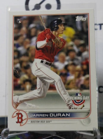 2022 TOPPS OPENING DAY JARREN DURAN # 148 ROOKIE BOSTON RED SOX BASEBALL