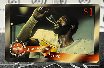 COCA-COLA  $1 SPRINT PHONE CARD # 1 ALWAYS COLLECTABLE ISSUED 4/96  NFL STEELERS JOE GREENE