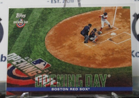 2022 TOPPS OPENING DAY # OD-14 BOSTON RED SOX BASEBALL