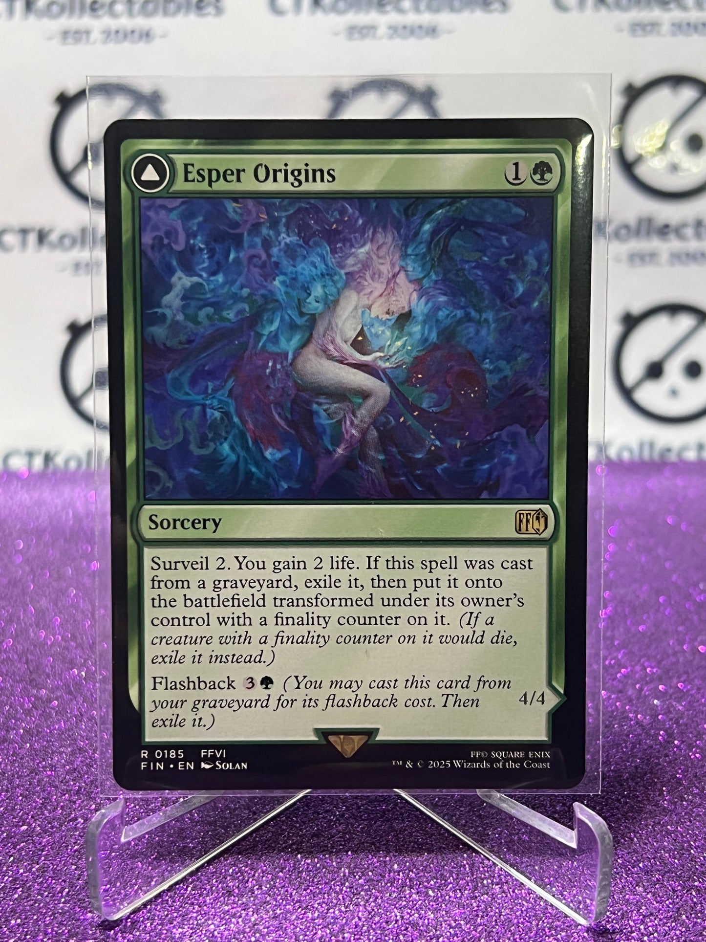 2025 MAGIC THE GATHERING FINAL FANTASY ESPER ORIGINS # R 0185 RARE NON-FOIL SORCERY CARD