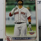 2022 TOPPS OPENING DAY J.D. MARTINEZ # 117 BOSTON RED SOX BASEBALL