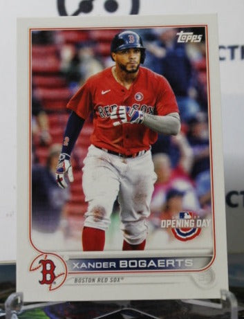 2022 TOPPS OPENING DAY XANDER BOGAERTS # 173 BOSTON RED SOX BASEBALL