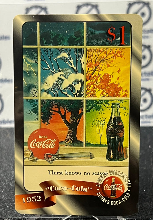 1996 COCA-COLA  $1 SPRINT PHONE CARD # 23 ALWAYS COLLECTABLE ISSUED 4/96 NM COKE AD 1952