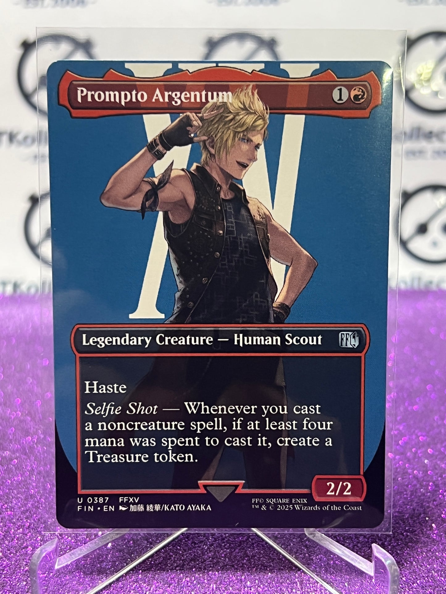 2025 MAGIC THE GATHERING FINAL FANTASY PROMPTO ARGENTUM  # U 0387 UNCOMMON NON-FOIL LEGENDARY CREATURE CARD