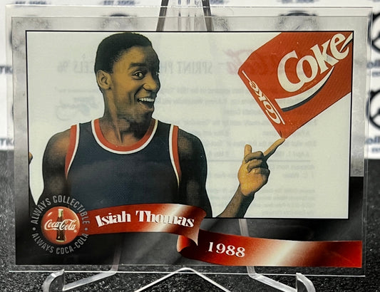 1996 COCA-COLA SPRINT CELL CARD ISIAH THOMAS # 2 ALWAYS COLLECTABLE  NBA BASKETBALL