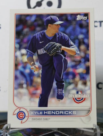 2022 TOPPS OPENING DAY KYLE HENDRICKS  # 163 CHICAGO CUBS  BASEBALL