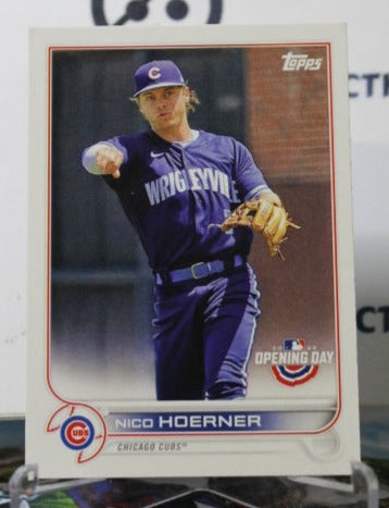 2022 TOPPS OPENING DAY NICO HOERNER  # 147  CHICAGO CUBS  BASEBALL