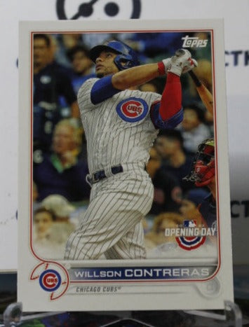 2022 TOPPS OPENING DAY WILLSON CONTRERAS  # 55  CHICAGO CUBS  BASEBALL