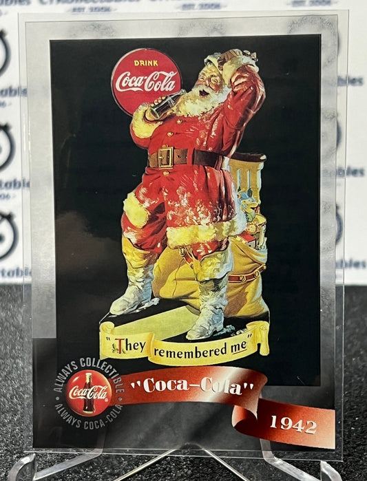 1996 COCA-COLA  SPRINT CELL CARD # 19 ALWAYS COLLECTABLE  SANTA CLAUSE COKE