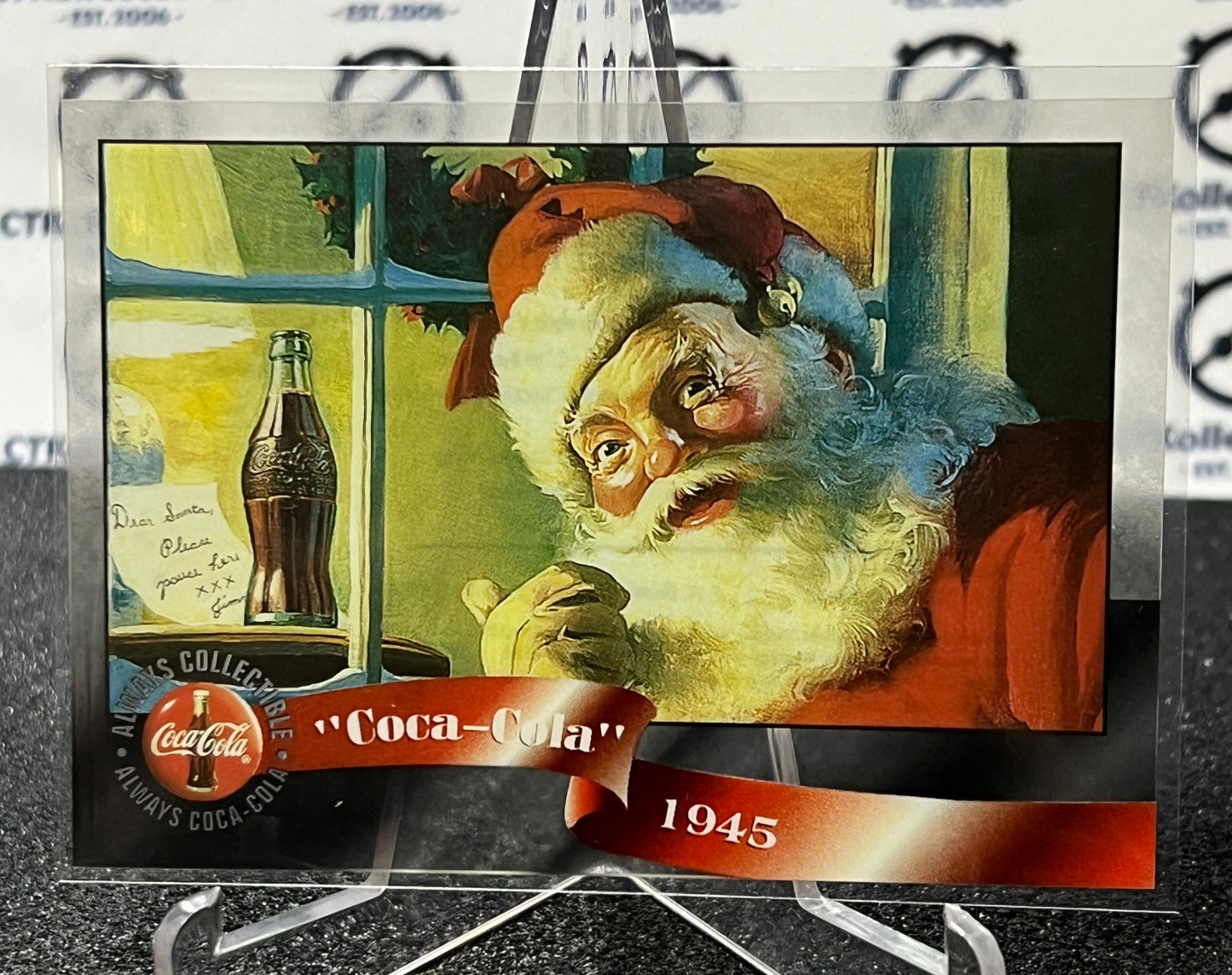 1996 COCA-COLA  SPRINT CELL CARD # 16 ALWAYS COLLECTABLE  SANTA CLAUSE COKE