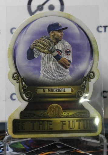 2022 TOPPS GYPSE QUEEN NICK MADRIGAL # CG-13 DIE CUT  CHICAGO CUBS  BASEBALL