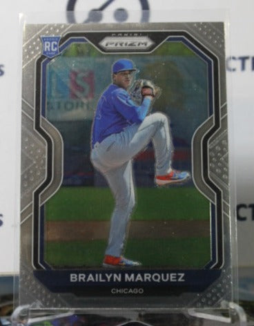 2021 PANINI PRIZM BRAILYN MARQUEZ # 12 ROOKIE  CHICAGO CUBS  BASEBALL