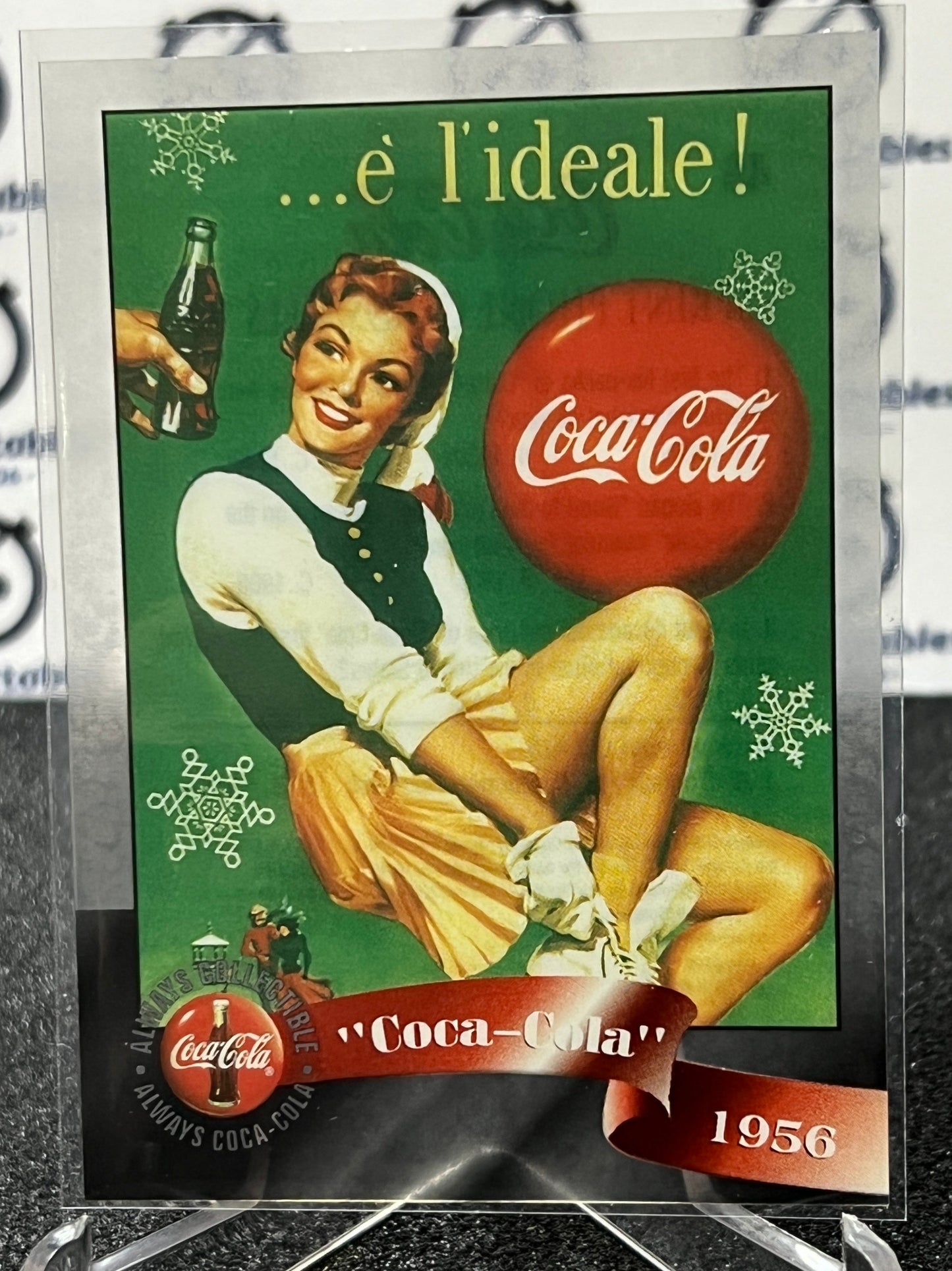 1996 COCA-COLA  SPRINT CELL CARD # 46 ALWAYS COLLECTABLE CALENDAR GIRL COKE AD