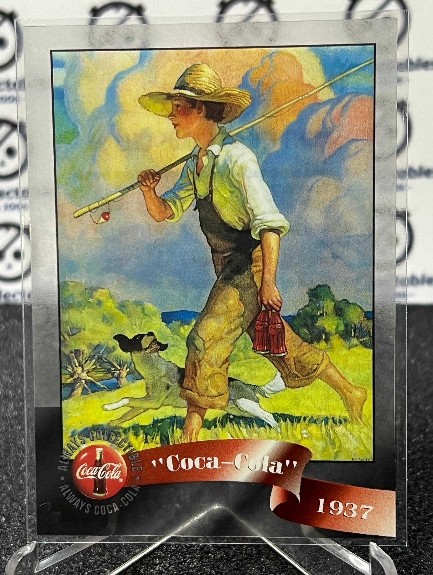 1996 COCA-COLA  SPRINT CELL CARD # 34 ALWAYS COLLECTABLE TOM SAWYER COKE AD