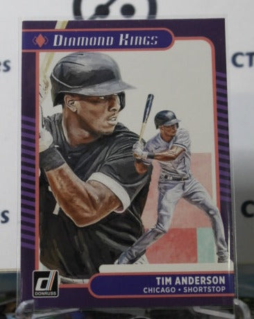 2021 PANINI DONRUSS  DIAMOND KINGS TIM ANDERSON # 7 CHICAGO WHITE SOX BASEBALL