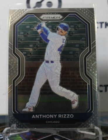 2021 PANINI PRIZM ANTHONY RIZZO # 28 CHICAGO CUBS BASEBALL