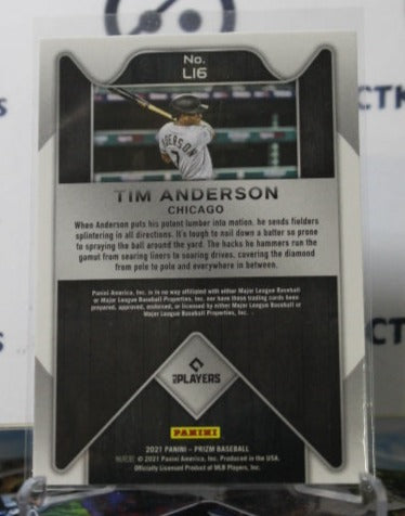 2021 PANINI PRIZM TIM ANDERSON # L16 LUMBER INC. CHICAGO WHITE SOX BASEBALL