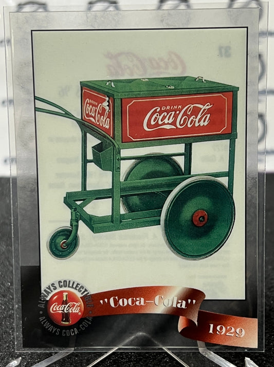 1996 COCA-COLA  SPRINT CELL CARD # 37 ALWAYS COLLECTABLE DISPENSER COKE AD