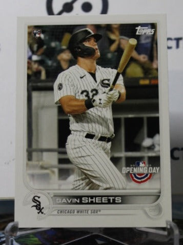 2022 TOPPS OPENING DAY GAVIN SHEETS # 72 ROOKIE CHICAGO WHITE SOX BASEBALL