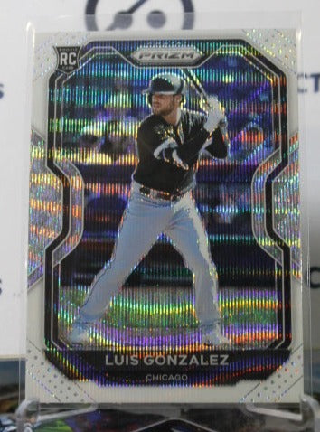 2021 PANINI PRIZM LUIS GONZALEZ # 163 WHITE PRIZM ROOKIE CHICAGO WHITE SOX BASEBALL