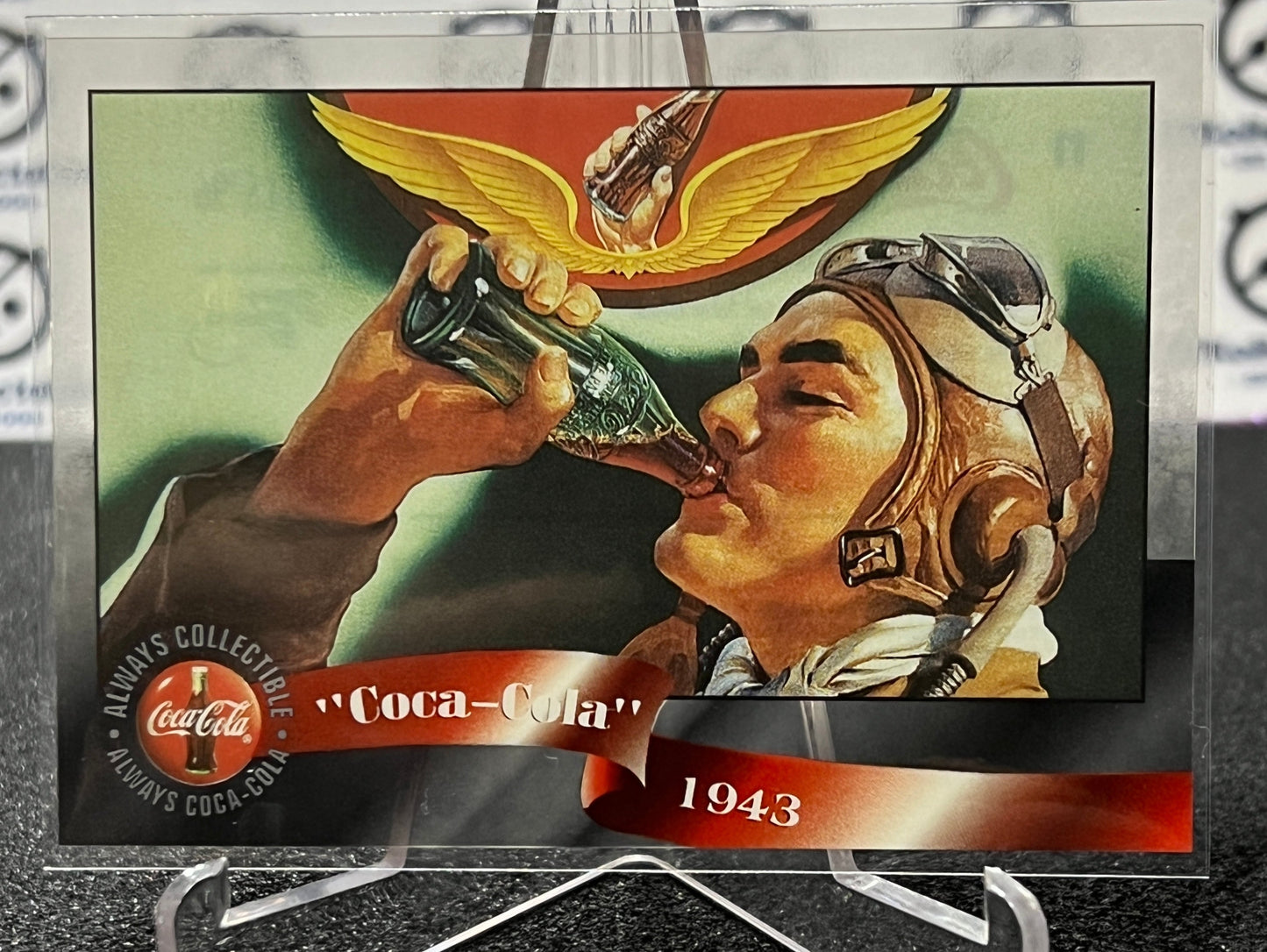 1996 COCA-COLA  SPRINT CELL CARD # 11 ALWAYS COLLECTABLE ARMED FORCES COKE AD