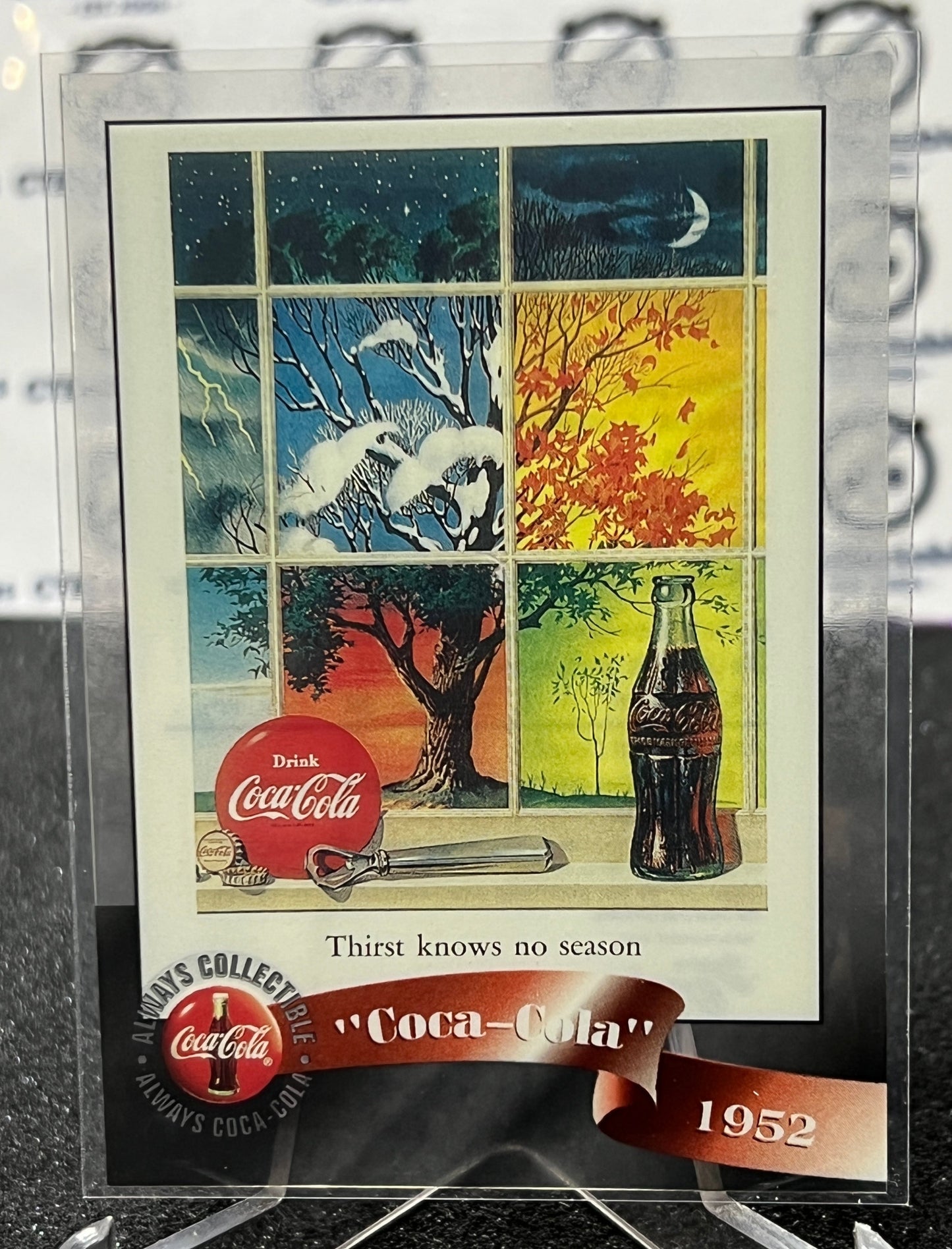 1996 COCA-COLA  SPRINT CELL CARD # 23 ALWAYS COLLECTABLE  COKE AD 1952