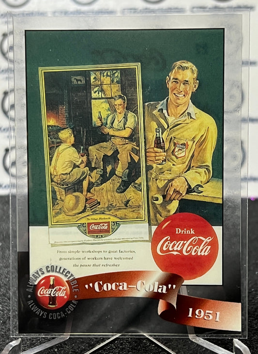 1996 COCA-COLA  SPRINT CELL CARD # 22 ALWAYS COLLECTABLE  COKE AD 1951